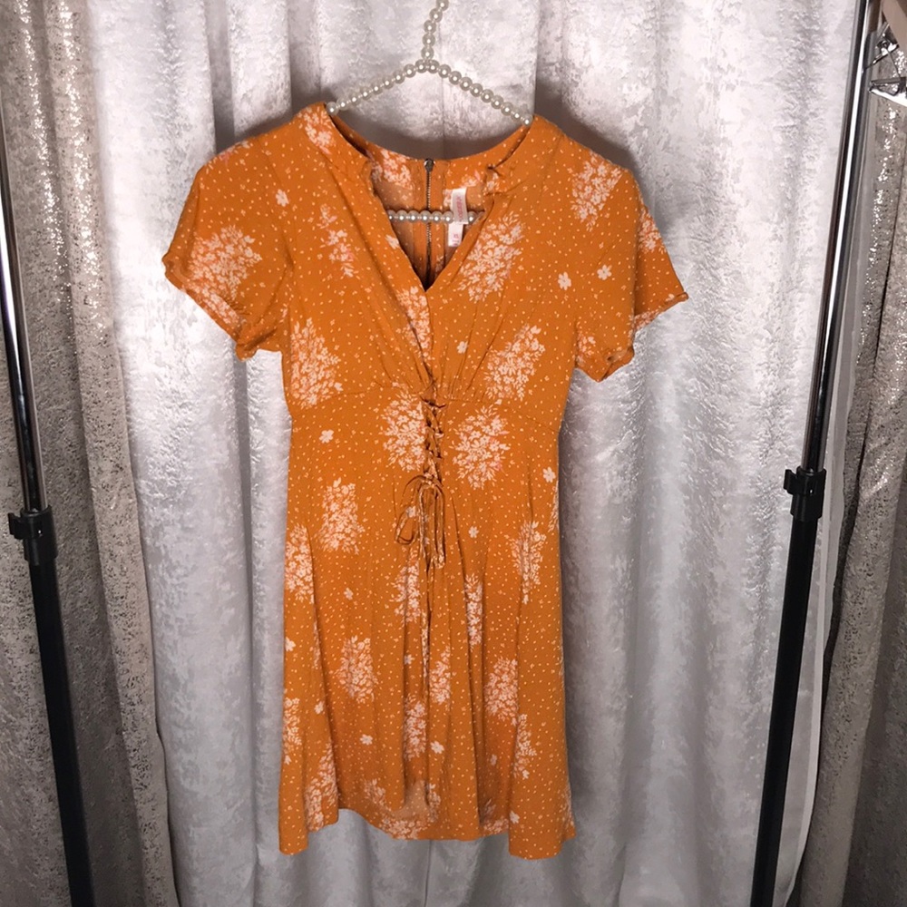 Orange dress